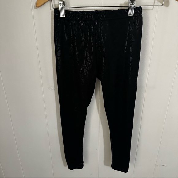 Lotus Leggings Black Patterned Leggings - Picture 1 of 5